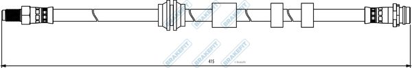 APEC Brake Hose BHO4195