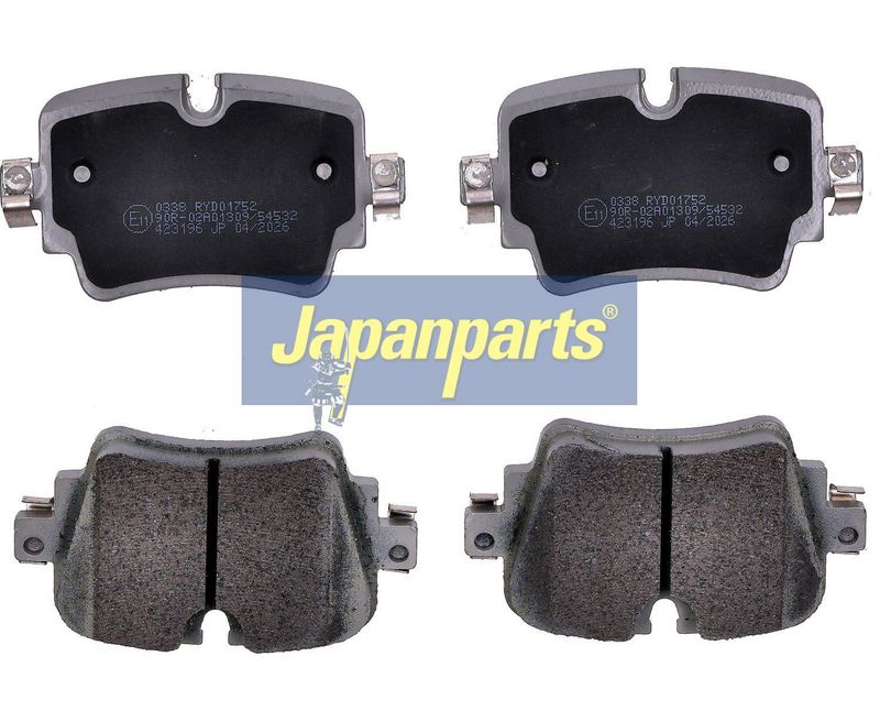 JAPANPARTS Stabdžių trinkelių rinkinys, diskinis stabdys