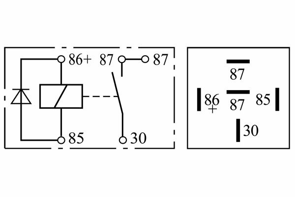 BOSCH 0332019109 Relay, main current