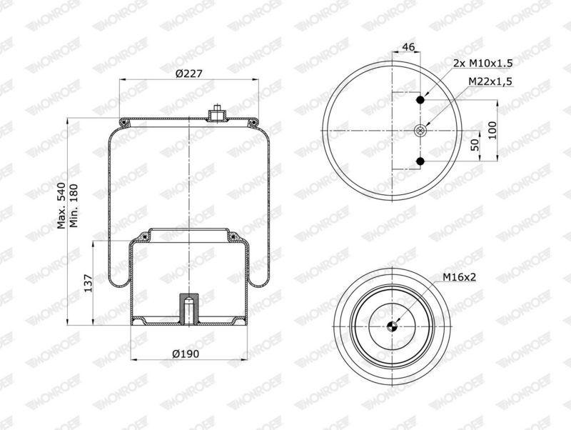 Mech, pneumatické odpružení ASP4107
