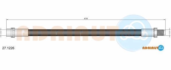 ADRIAUTO Mercedess шланг гальмівний передній W140/202/203/210