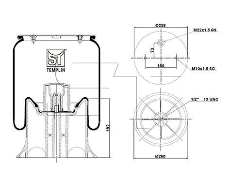 Mech, pneumatické odpružení 04.060.6106.630