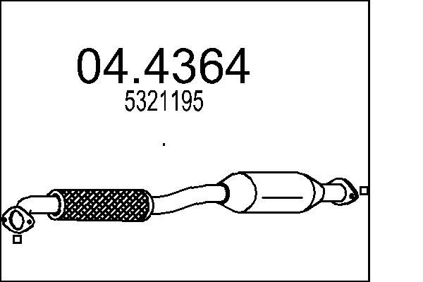 MTS katalizátor 04.4364