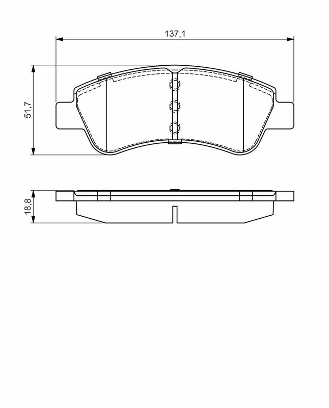 BOSCH Plaquettes de frein à disque 0 986 495 430