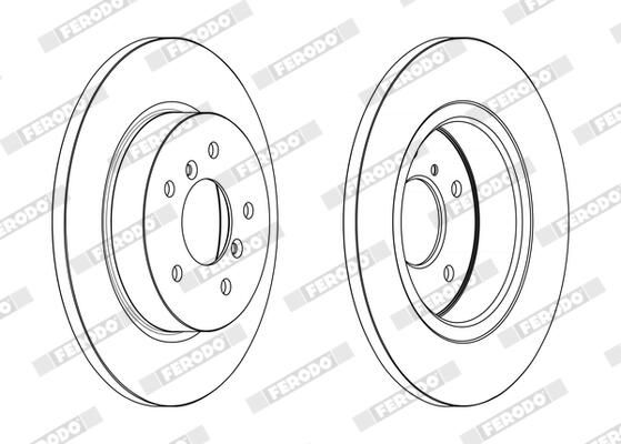 FERODO DDF2683C Brake Disc