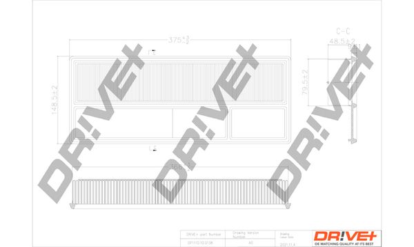 Повітряний фільтр, Dr!Ve+ DP1110.10.0138