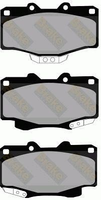 Brake Engineering Brake Pad Set, disc brake PA844