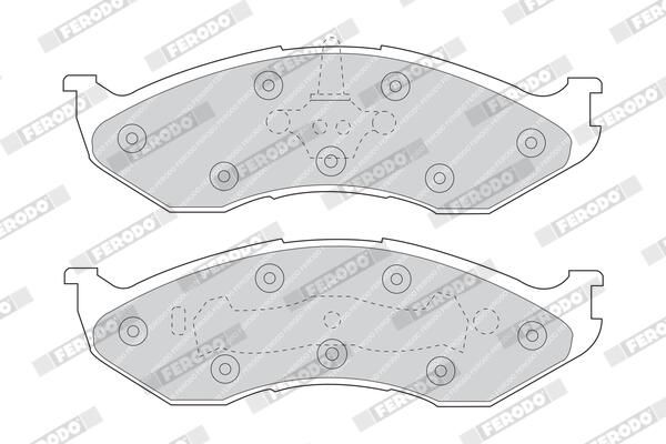 FERODO FDB929 Brake Pad Set, disc brake