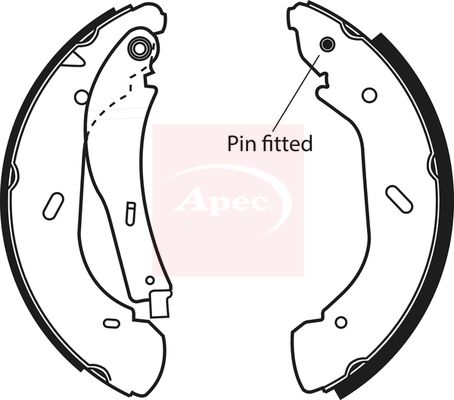 APEC Brake Shoe Set SHU632
