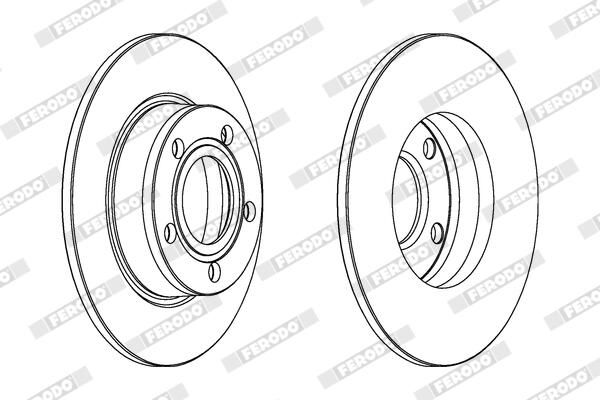FERODO DDF1177C Brake Disc