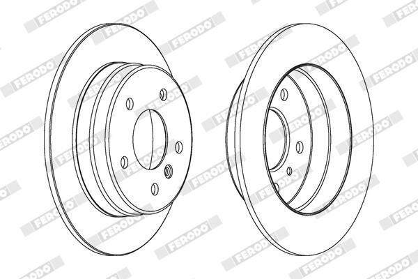 FERODO DDF1362C Brake Disc