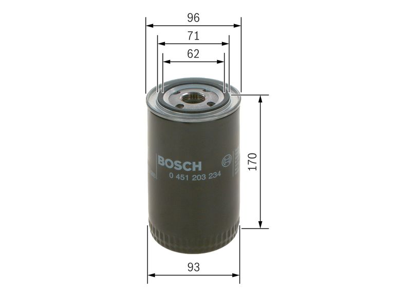 BOSCH Oliefilter 0 451 203 234