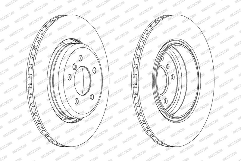 FERODO DDF2154C-1 Brake Disc