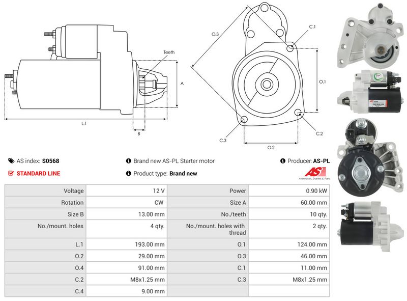 Starter, AS-PL S0568