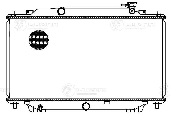 Радіатор, система охолодження двигуна, Luzar LRC2530