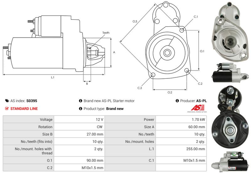 AS-PL S0395 Starter