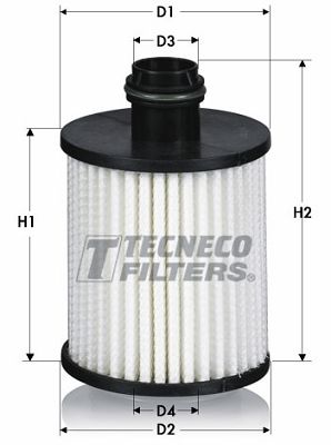 TECNECO FILTERS olajszűrő OL2156E