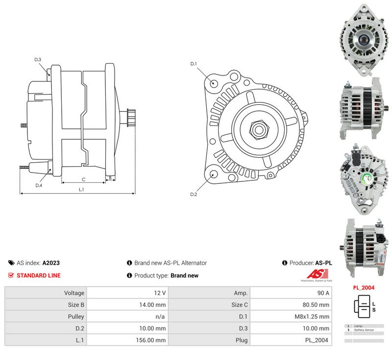 Generaator, AS-PL A2023