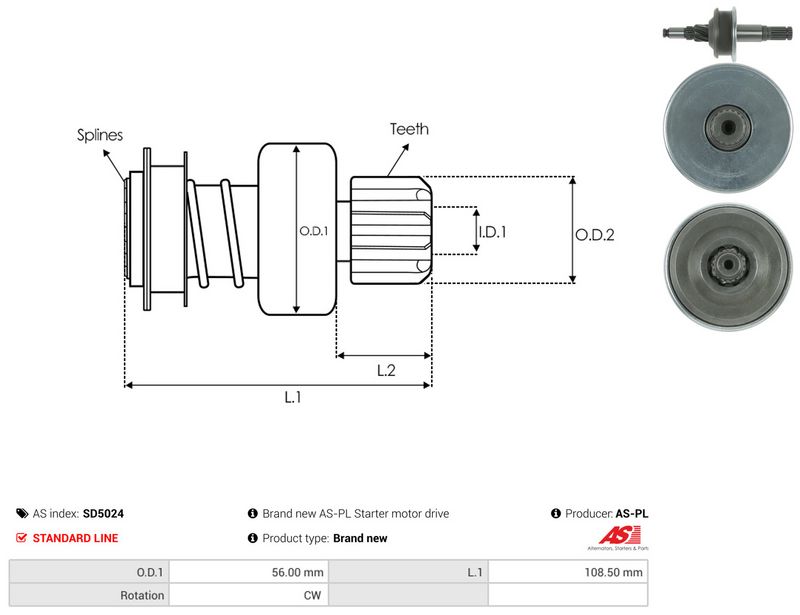 Vabajooks, starter, AS-PL SD5024