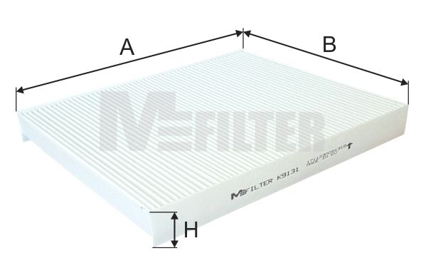 Фільтр, повітря у салоні, Mfilter K9131