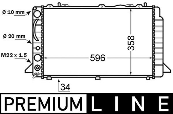 MAHLE Radiateur CR 396 000P