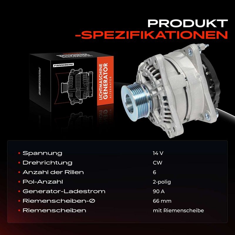 Frankberg 5481FB0055527 Alternator