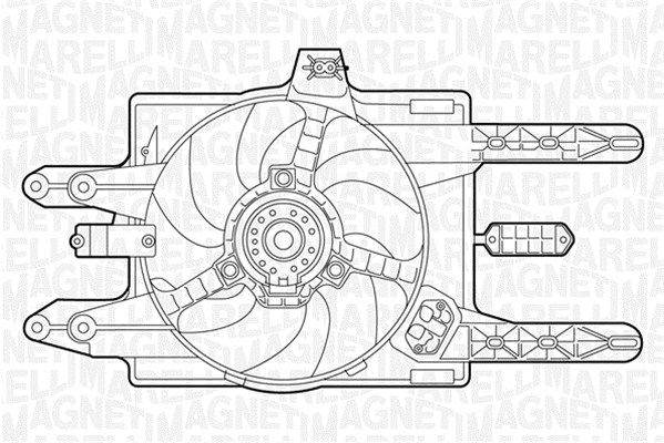 MAGNETI MARELLI ventilátor, motorhűtés 069422018010