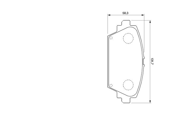 BOSCH 0 986 424 791 Brake Pad Set, disc brake