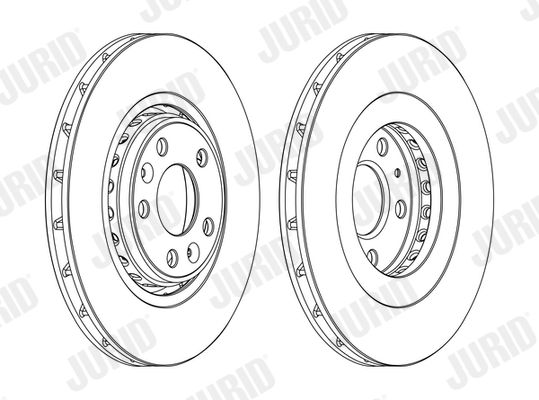 Гальмівний диск, Jurid 562596JC-1