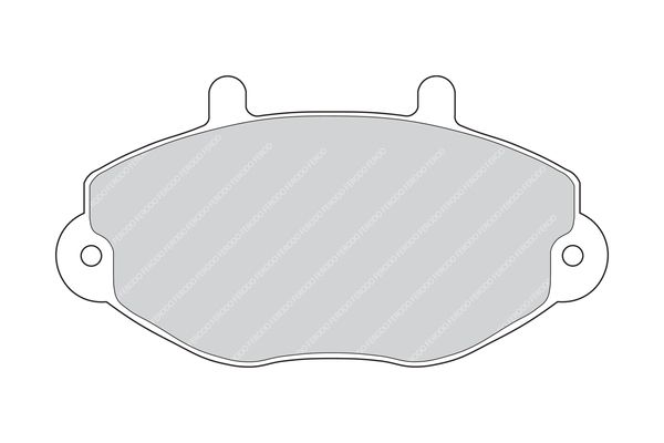 FERODO FVR701 Brake Pad Set, disc brake