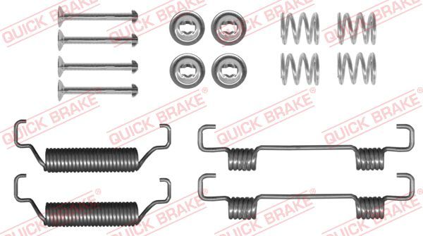 Комплект приладдя, колодка стоянкового гальма, Quick Brake 105-0052