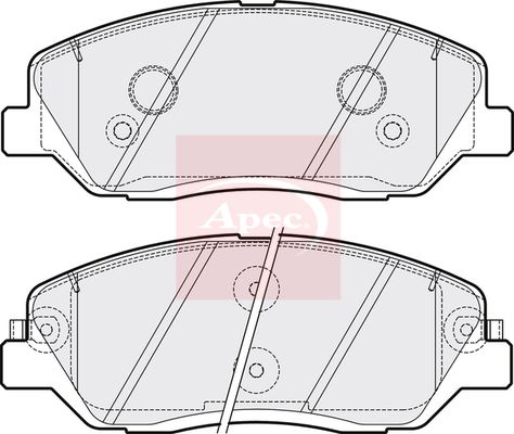 APEC Brake Pad Set, disc brake PAD1564