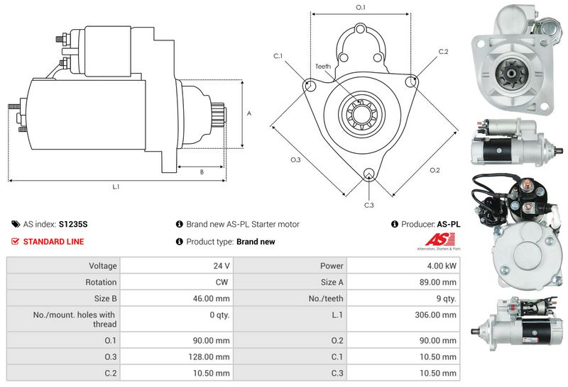 AS-PL S1235S Starter