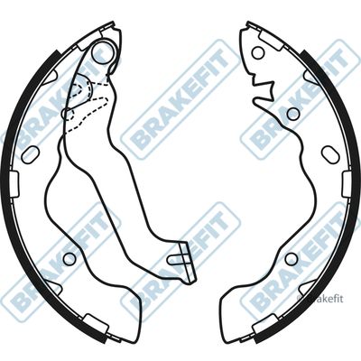APEC Brake Shoe Set BSH1115