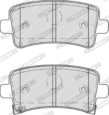 FERODO Plaquettes de frein à disque FDB4209