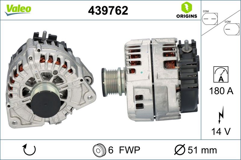 VALEO Dynamo / Alternator 439762