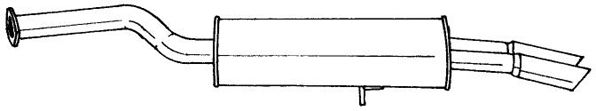 SIGAM 16657 - Rear Silencer