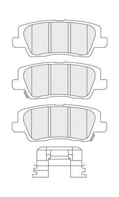 FERODO FDB5557 Brake Pad Set, disc brake
