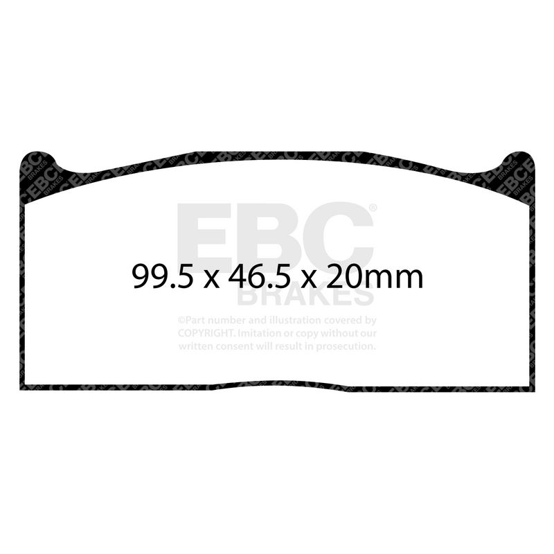 EBC Brakes Remblokkenset, schijfrem DP4044R