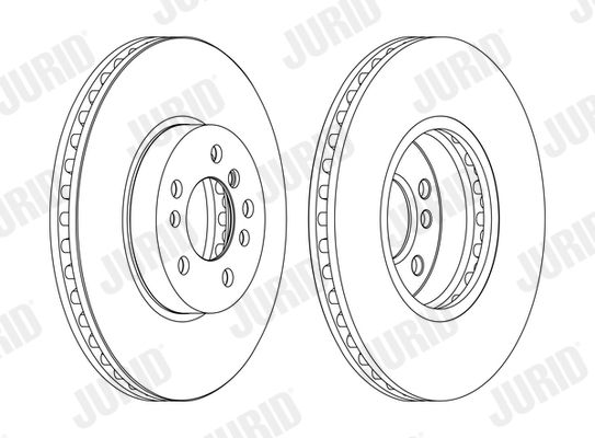 Гальмівний диск, Jurid 562134JC-1
