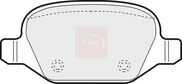 APEC Brake Pad Set, disc brake PAD1209
