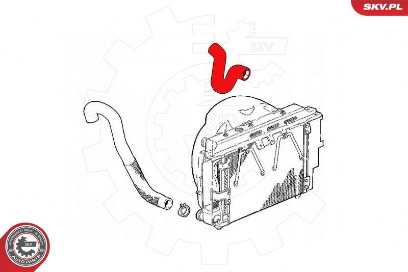 ESEN SKV 43SKV310 Charge Air Hose