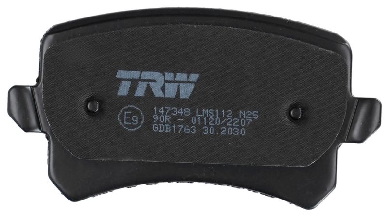 TRW GDB1763 Stabdžių trinkelių rinkinys, diskinis stabdys