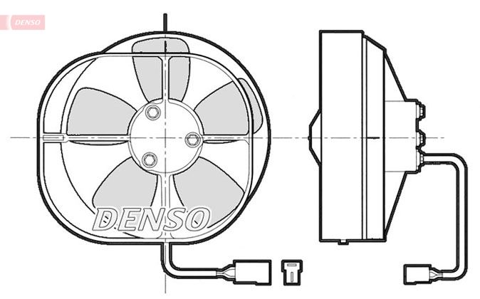 DENSO Utastér-ventilátor DEA09204