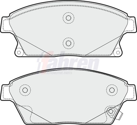 Fahren Brake Pad Set, disc brake FBP3268