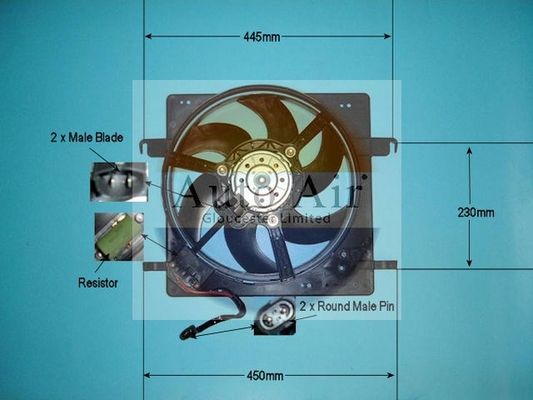 Auto Air Gloucester Electric Motor, radiator fan 05-1137