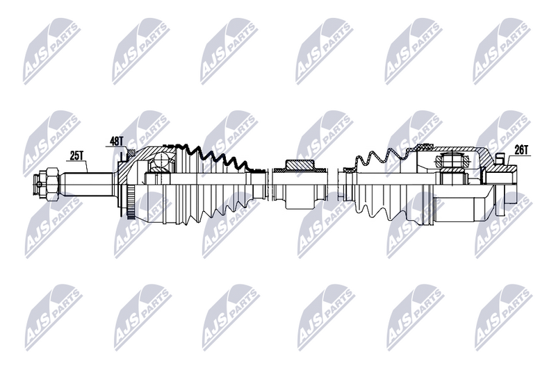 NTY NPW-HY-662 Drive Shaft