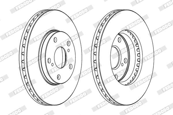 FERODO DDF501 Brake Disc