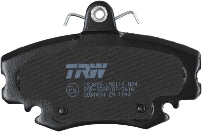 TRW GDB1634 Brake Pad Set, disc brake