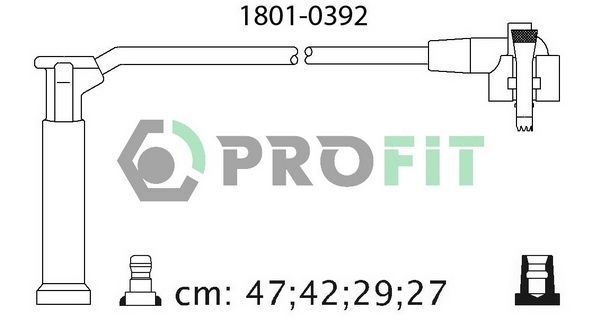 Комплект проводів високої напруги, Profit 1801-0392